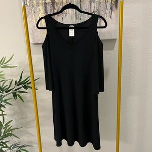 MSK Black Cold Shoulder Dress